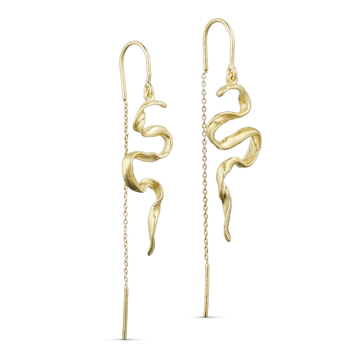 Pure By Nat Willow Chain Earrings